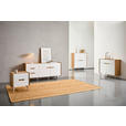 SIDEBOARD in 164/78/40 cm - Eiche Artisan/Weiß, Design, Holzwerkstoff/Metall (164/78/40cm) - Carryhome