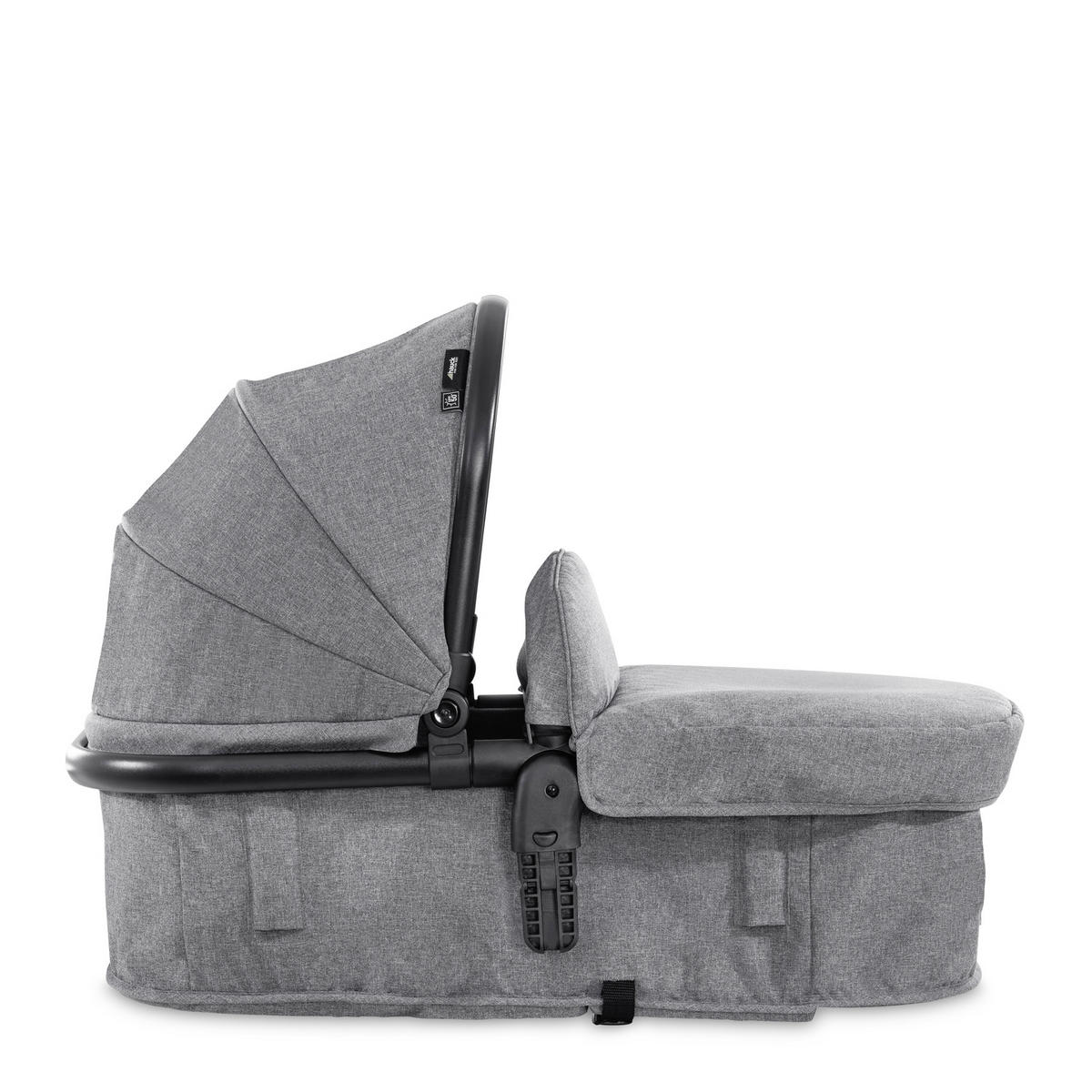 ZWILLINGSWAGEN ATLANTIK TWIN  - Schwarz/Grau, Basics, Textil/Metall (125/64/108cm) - Hauck