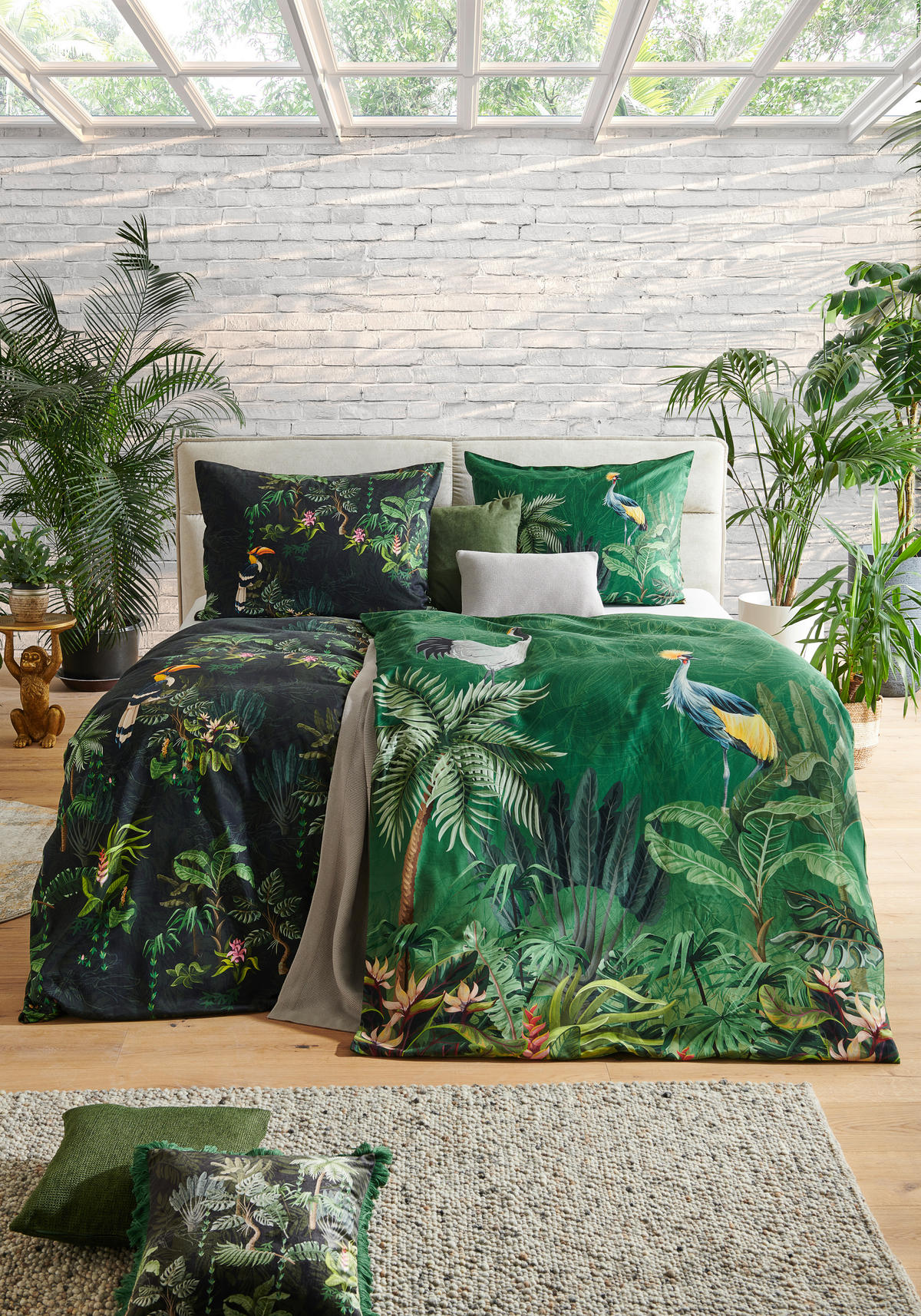 Plantă Artificială - maro/verde, Basics, plastic (35/25/92cm)