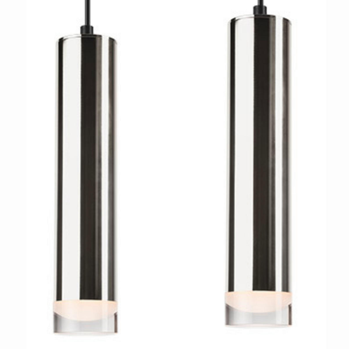 HÄNGELEUCHTE Diego 99/32/8 cm   - Chromfarben, Design, Metall (99/32/8cm)