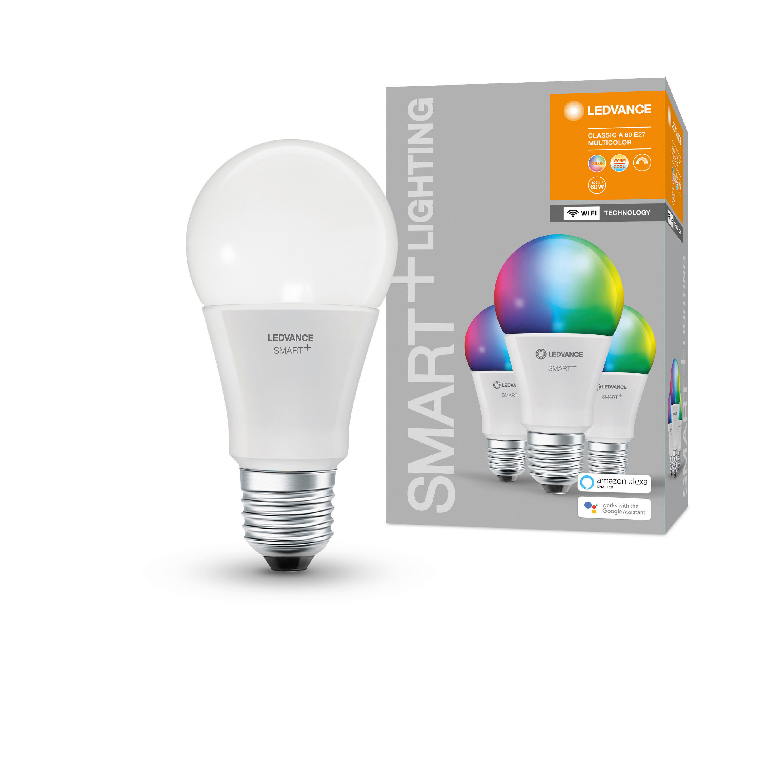 LED-LEUCHTMITTEL   E27 9 W 806 lm 3 Stück  - Weiß, Basics, Glas/Kunststoff (6/11,5cm) - Ledvance