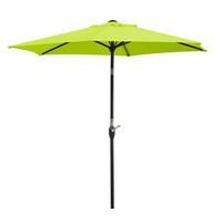 SONNENSCHIRM   - Anthrazit/Hellgrün, Basics, Textil/Metall (220/210/220cm) - Schneider