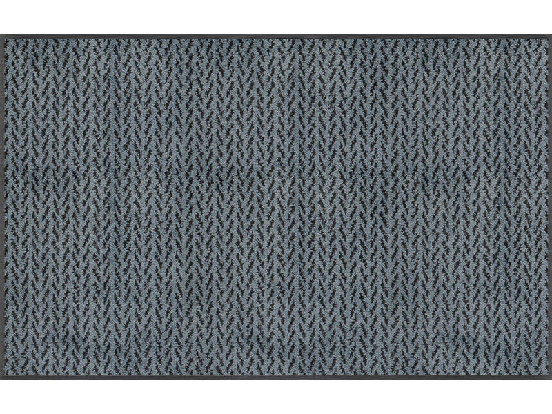 DVEŘNÍ ROHOŽKA, 75/120 cm, antracitová, modrošedá - antracitová/modrošedá, Konvenční, textil/plast (75/120cm) - Esposa