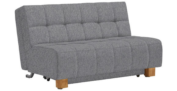 SCHLAFSOFA in Webstoff Hellgrau  - Hellgrau/Naturfarben, MODERN, Holz/Textil (145/92/102cm) - Novel