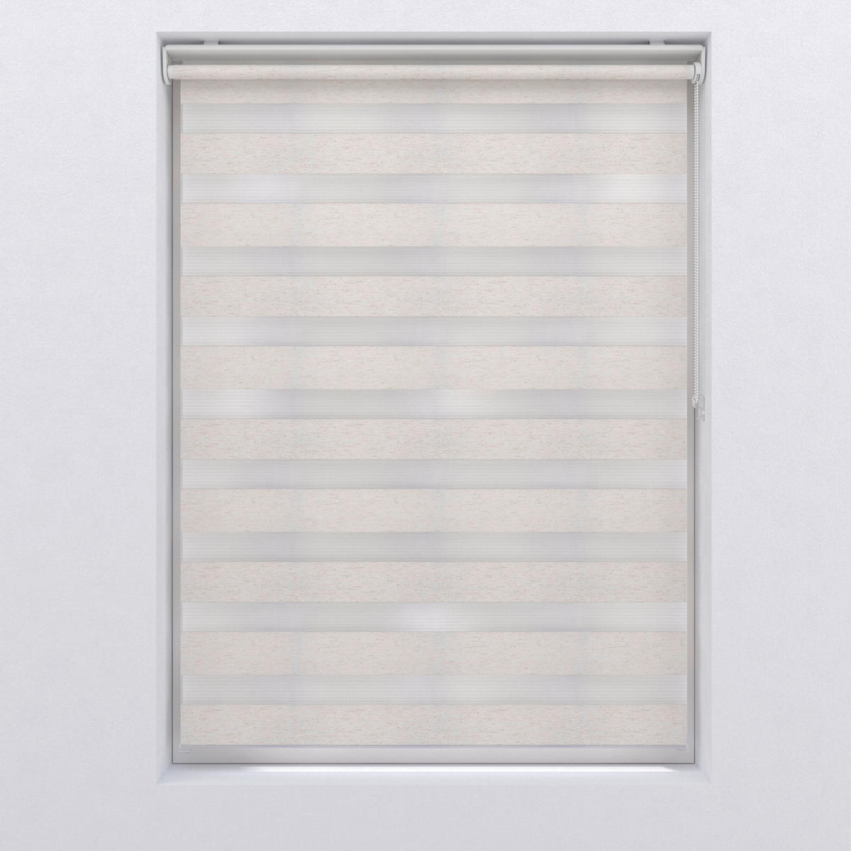 DOPPELROLLO  halbtransparent  60/150 cm    - Naturfarben, Basics, Textil (60/150cm)