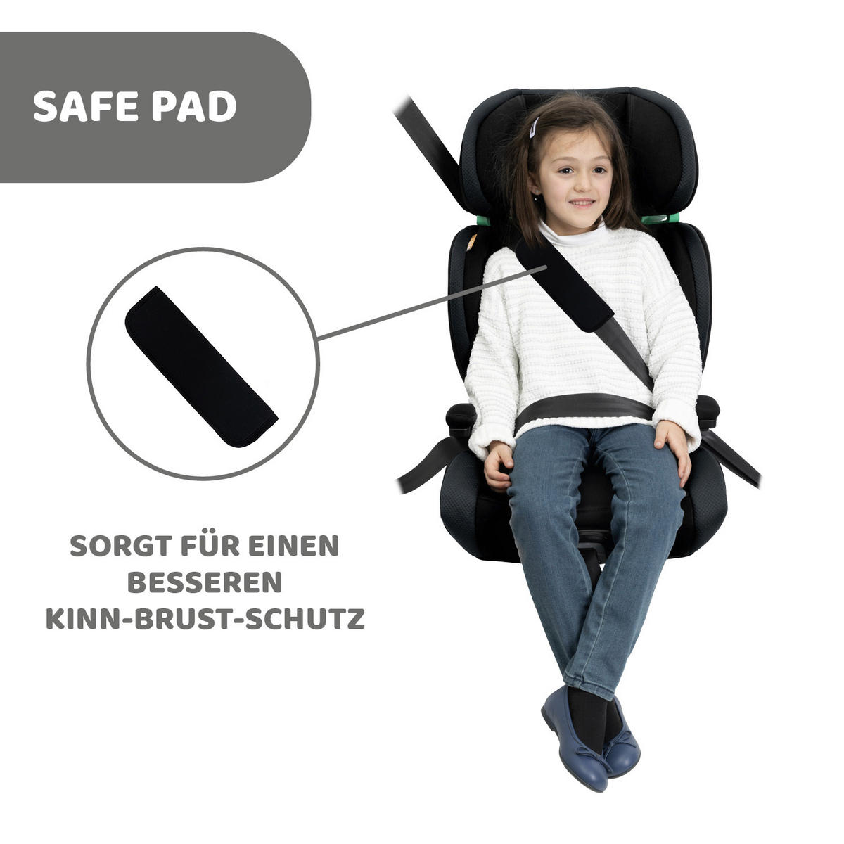 KINDERAUTOSITZ   - Graublau/Dunkelgrau, Basics (44/64/88/40cm) - Chicco