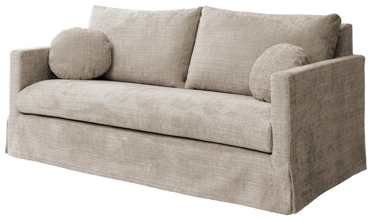 3-SITZER-BEZUG - Beige, Design, Textil (195/89/95cm) - P & B
