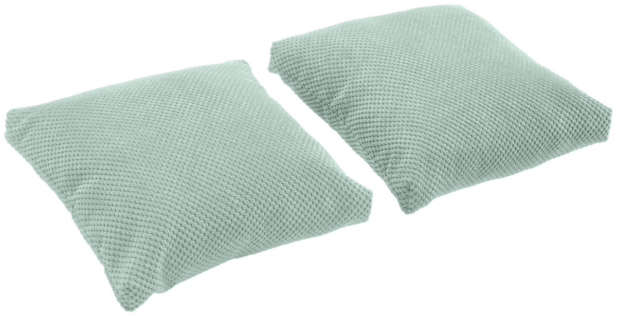 SCHLAFSOFA  mit Liegefunktion Velours Mintgrün  - Schwarz/Mintgrün, Design, Kunststoff/Textil (148/88/110cm) - Livetastic