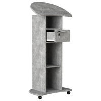 STEHPULT 56/110/37 cm Grau  - Grau, Modern, Holzwerkstoff (56/110/37cm) - MID.YOU