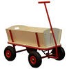 BOLLERWAGEN BILLY BEACH WAGON Rot 61/94,5/97 cm  - Rot, KONVENTIONELL, Holz/Metall (61/94,5/97cm) - Ambia Garden