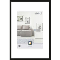 RÁM NA OBRAZY, 1 foto 61 cm x 91,5 cm - černá, Basics, plast (66/96,5/1,5cm)