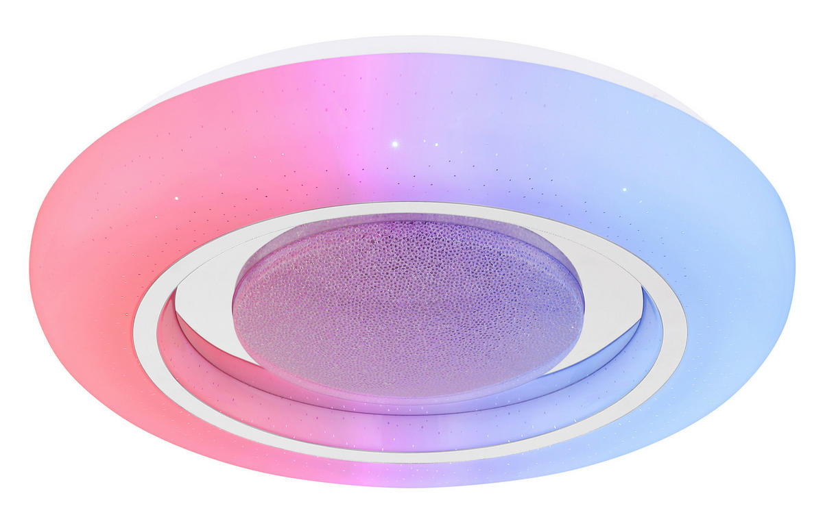 LED SVJETILJKA STROPNA BURRO  - bijela/opalna, Design, metal/plastika (39/8cm)
