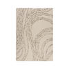 WOLLTEPPICH 120/170 cm ABSTRACT SWIRL WOOL Braun, Naturfarben  - Braun/Naturfarben, KONVENTIONELL, Textil (120/170cm)