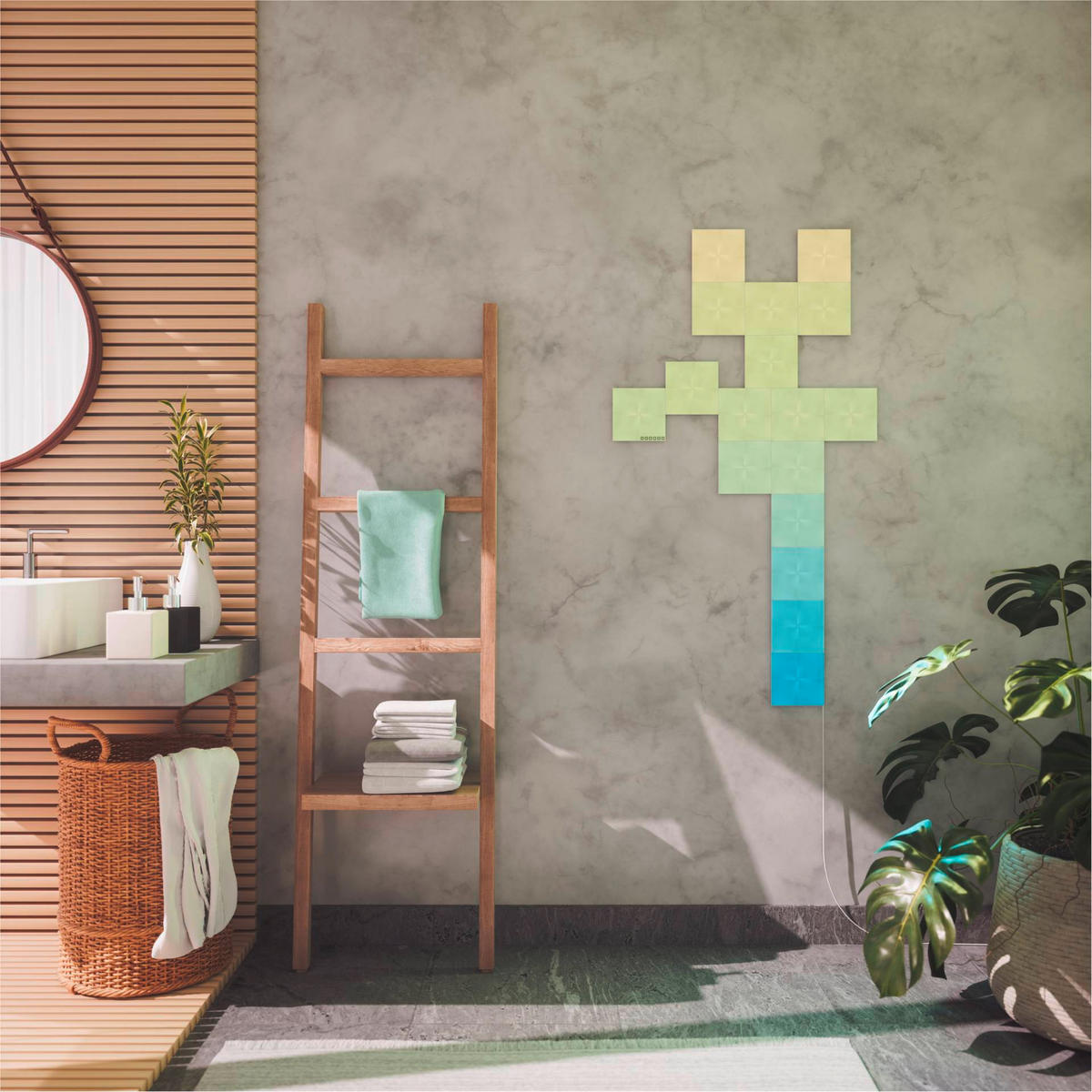 CANVAS STARTER KIT 17ER NANOLEAF CANVAS 15/15/1 cm   - Weiß, Basics, Kunststoff (15/15/1cm)