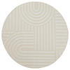 OUTDOORTEPPICH 120 cm Berlin Creme  - Creme, KONVENTIONELL, Kunststoff/Textil (120cm)