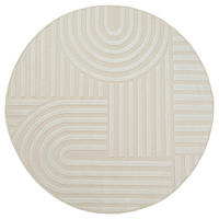 OUTDOORTEPPICH 150 cm Berlin Creme  - Creme, KONVENTIONELL, Kunststoff/Textil (150cm) - Novel