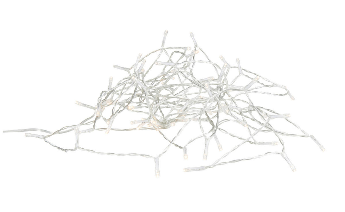 LICHTERKETTE 440 cm  - Transparent, KONVENTIONELL, Kunststoff (440cm)