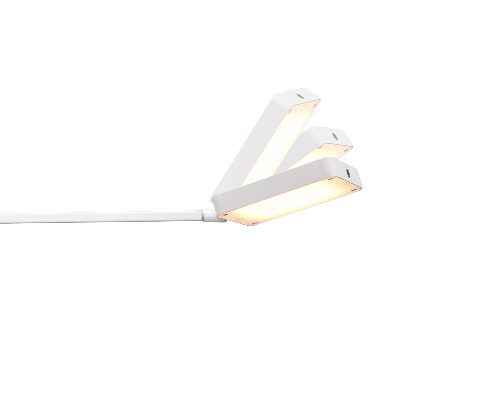 LED-TISCHLEUCHTE - Weiss, Design, Metall (38,5/14cm) - Trio Leuchten