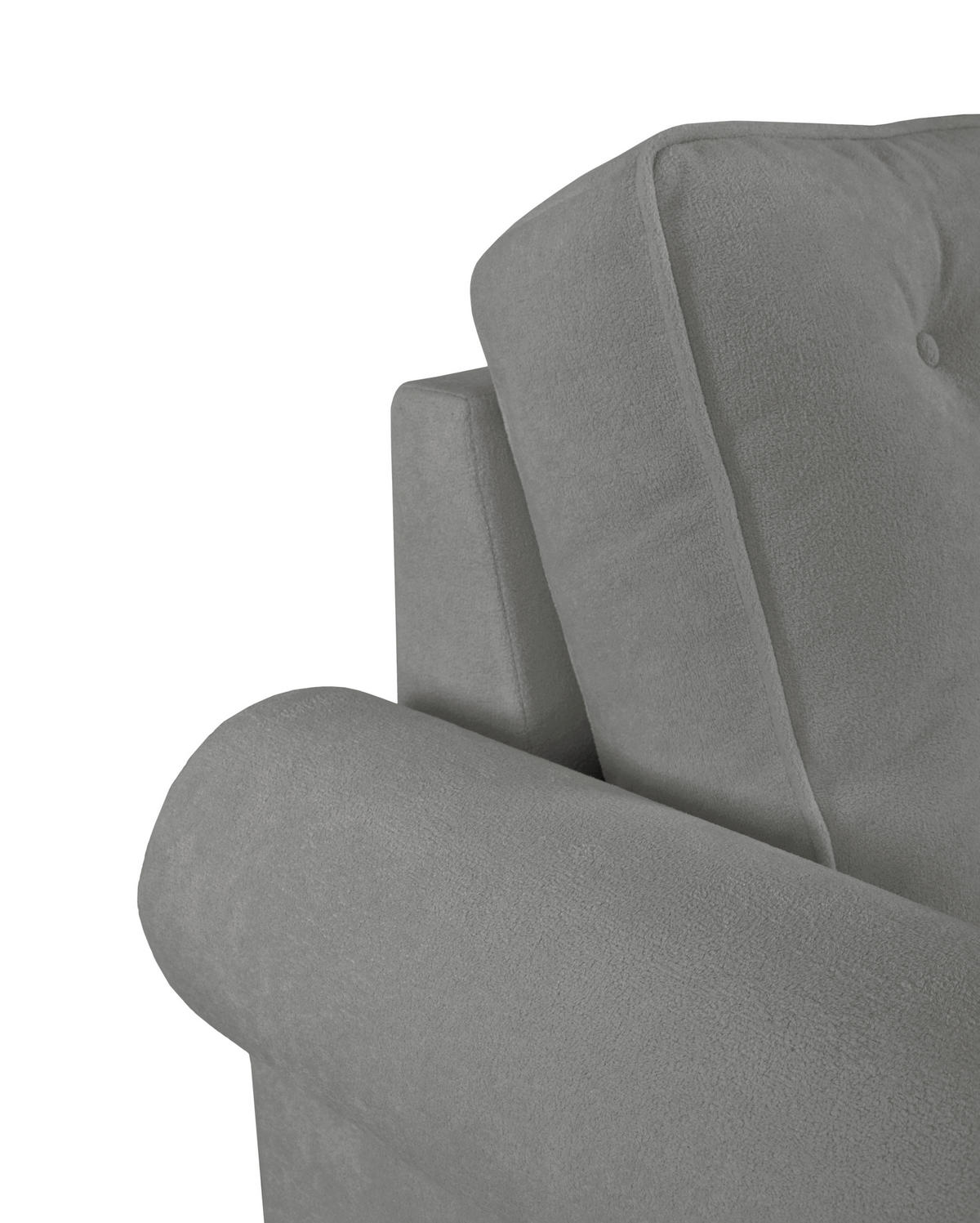 SESSEL in Grau  - Buchefarben/Grau, Design, Holz/Textil (93/89/82cm) - MID.YOU