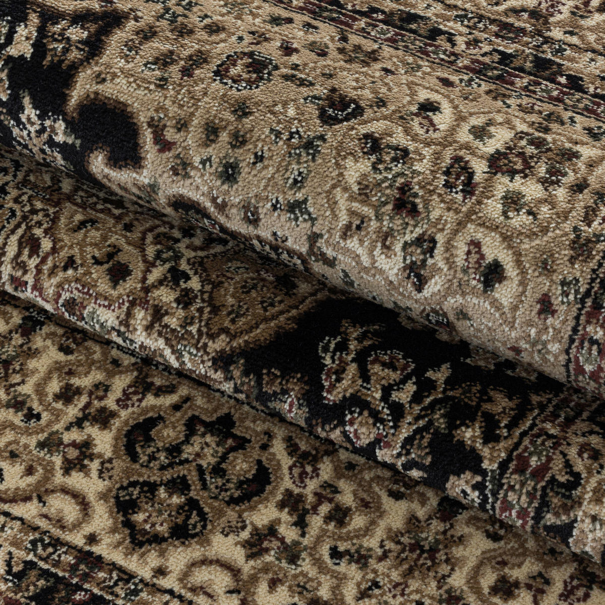 TKANI TEPIH 240/340 cm   crna  Kashmir 2608 Schwarz  - crna, Lifestyle, tekstil (240/340cm)