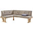 ECKBANK 155/205 cm in Grau, Eichefarben - Eichefarben/Grau, Natur, Holz/Textil (155/205cm) - Valdera ECKBANK 155/205 cm in Grau, Eichefarben - Eichefarben/Grau, Natur, Holz/Textil (155/205cm) - Valdera