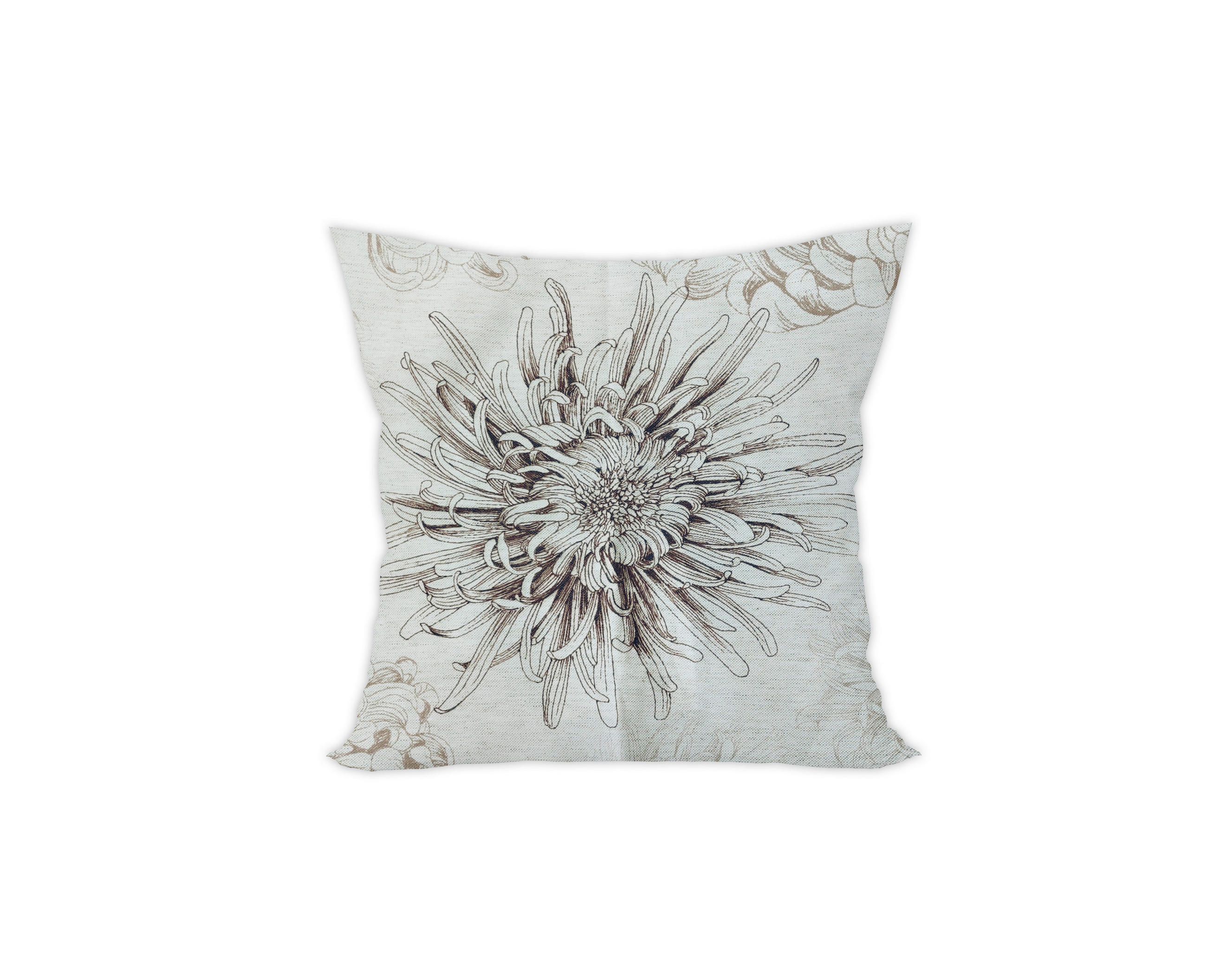 KISSENHÜLLE Floro 40/40 cm  - Anthrazit, Basics, Textil (40/40cm) - Novel