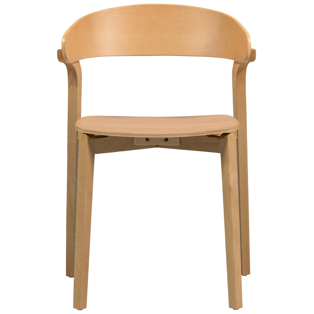 STUHL-SET 2 Stück  in  - Naturfarben, MODERN, Holz (52/75/42cm) - Livetastic