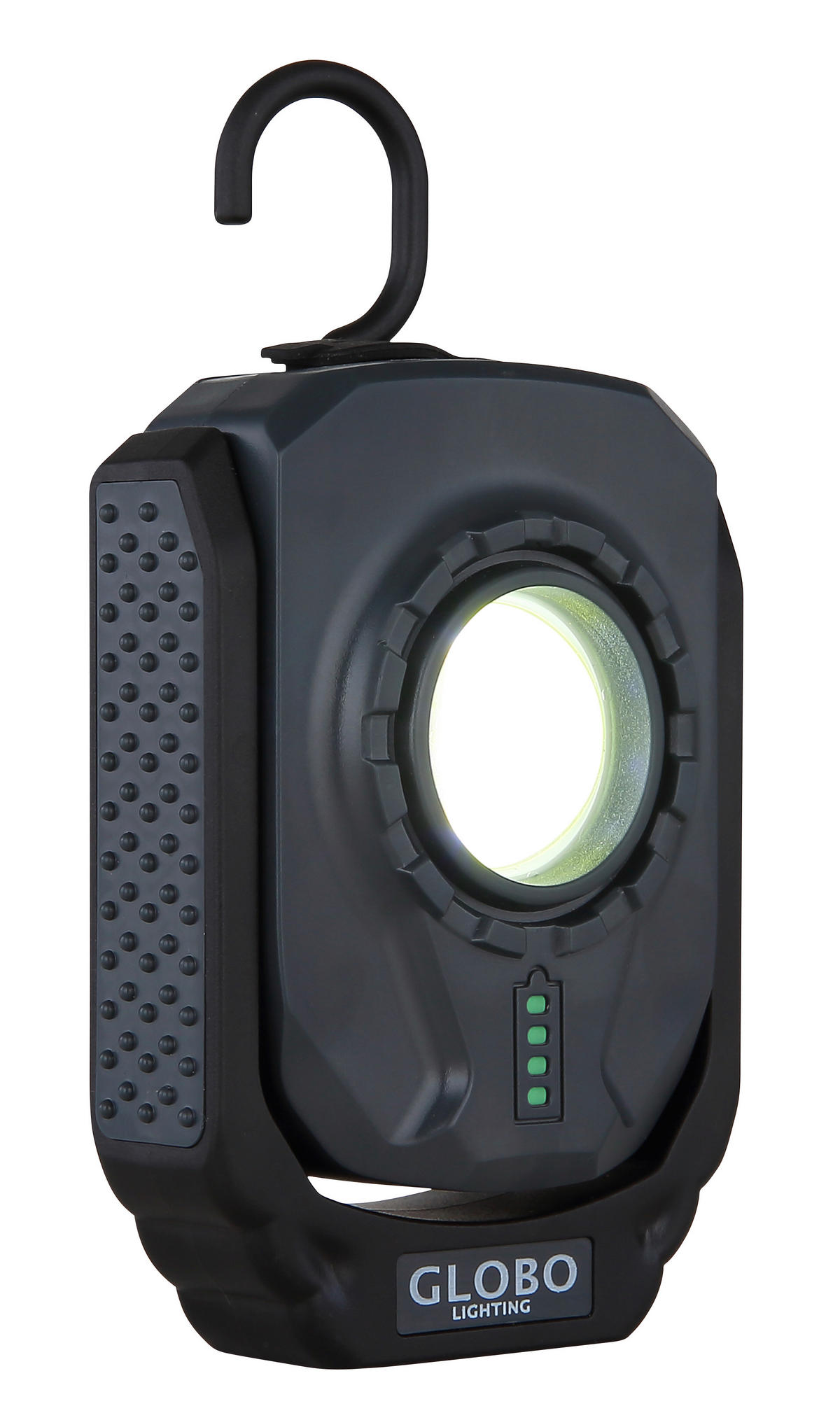 DELOVNA LED-SVETILKA - srebrne barve/črna, Basics, kovina/umetna masa (7,1/4,1/10cm)