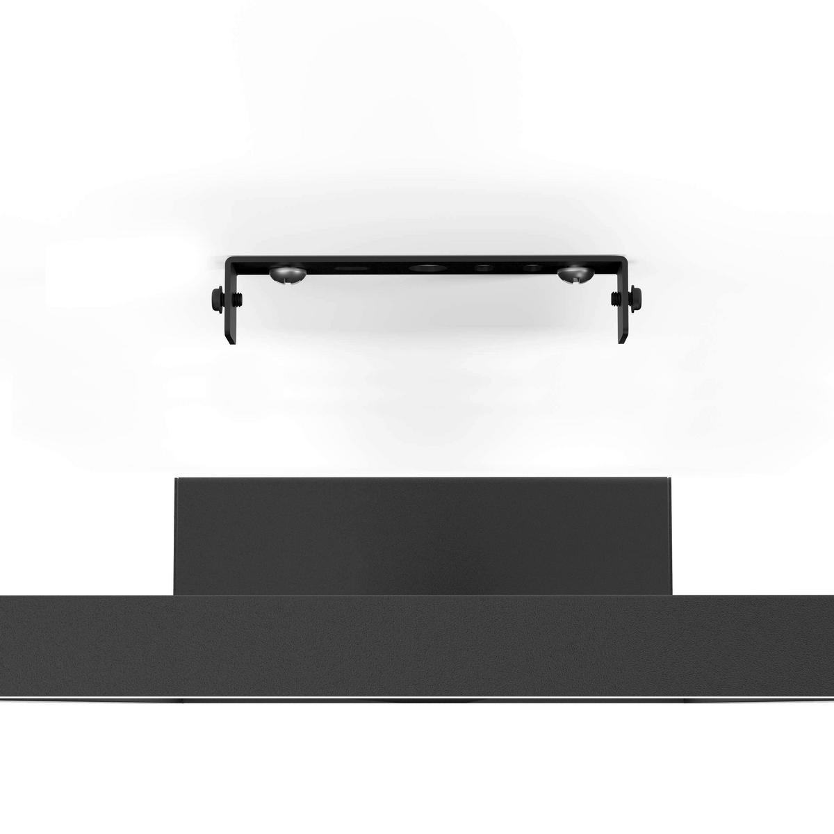 STROPNÍ SVÍTIDLO, 64/22/5 cm - bílá/černá, Design, kov/plast (64/22/5cm) - Eglo