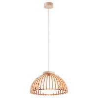 HÄNGELEUCHTE TRE 32/32/141.5 cm  - Nussbaumfarben, Natur, Holzwerkstoff (32/32/141.5cm)
