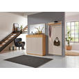 GARDEROBE 3-teilig  in 220/195/37 cm  - Taupe/Eichefarben, Design, Holz/Holzwerkstoff (220/195/37cm) - Novel