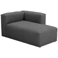 RÉCAMIERE  in Flachgewebe Anthrazit  - Anthrazit, Design, Kunststoff/Textil (160/73/100cm) - Max Winzer