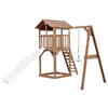 SPIELTURM 283,6/241,9/349 cm  - Weiss/Braun, Konventionell, Holz/Kunststoff (283,6/241,9/349cm)