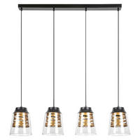 LUSTER       - providno/zlatna, Trendi, staklo/metal (120/73cm)