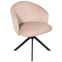 ARMLEHNSTUHL  in Schmiedeeisen Feincord  - KONVENTIONELL, Textil/Metall (61/82/59cm) - Stylife