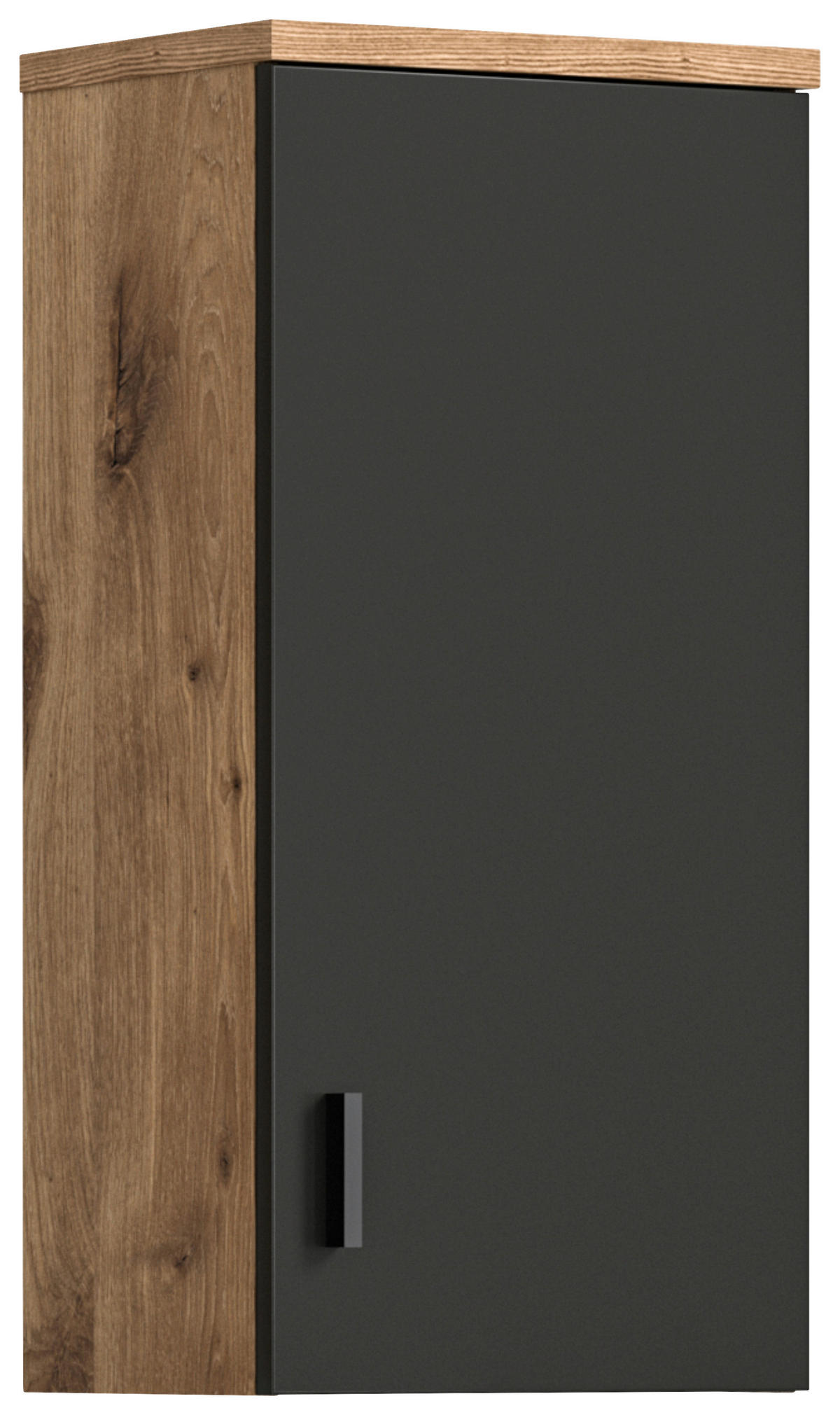 KOPALNICA  temno siva  - temno siva/siva, Moderno, kovina/steklo (138cm) - MID.YOU