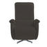 RELAXSESSEL Echtleder - Chromfarben/Schlammfarben, Design, Leder/Metall (80/109/88cm) - Beldomo Premium RELAXSESSEL Echtleder - Chromfarben/Schlammfarben, Design, Leder/Metall (80/109/88cm) - Beldomo Premium