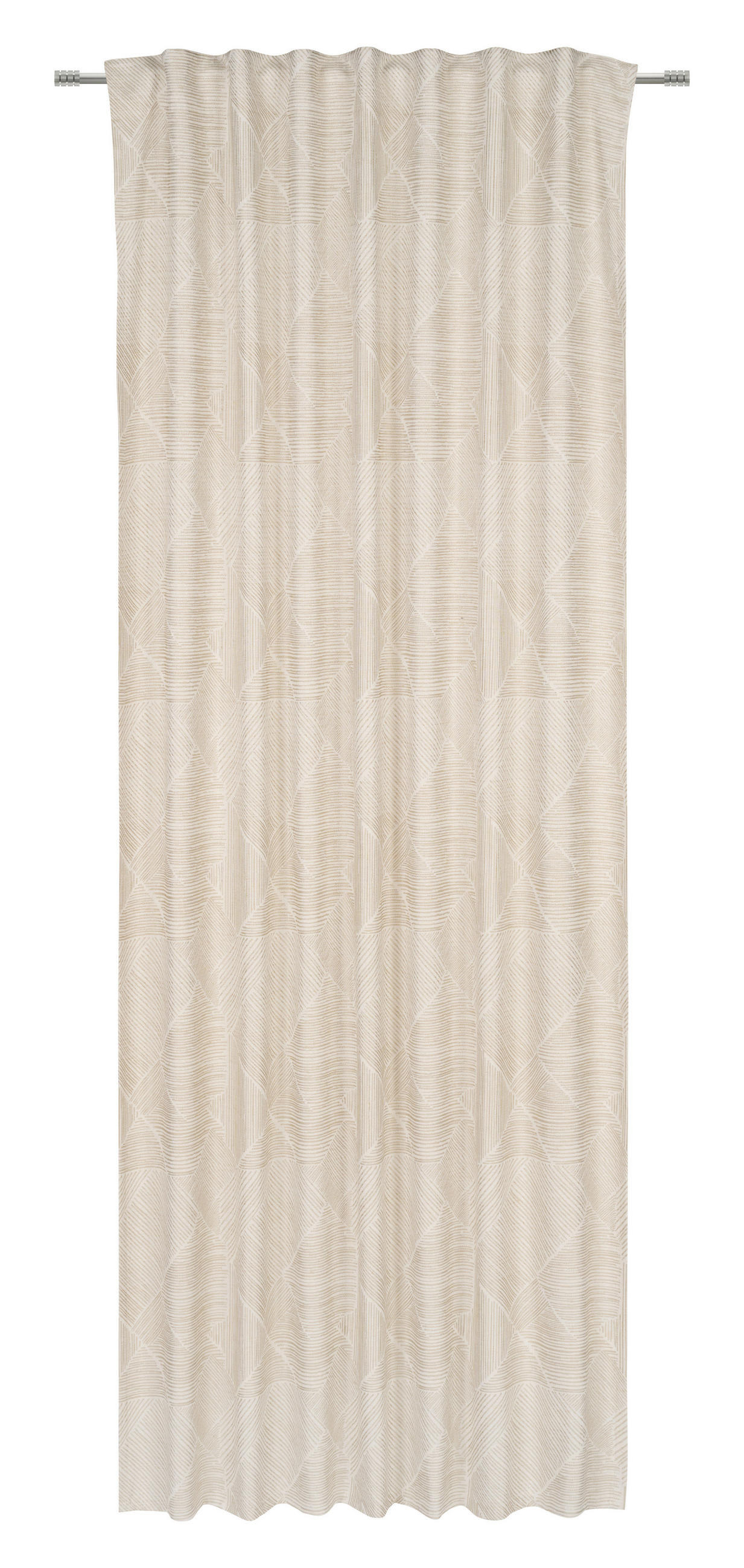 FERTIGVORHANG blickdicht  - Taupe, KONVENTIONELL, Textil (135/245cm) - Esposa