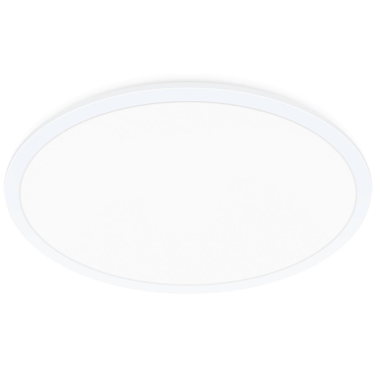 LED-DECKENLEUCHTE Oja 60/3,2 cm   - Weiß, Basics, Kunststoff (60/3,2cm) - Nordlux