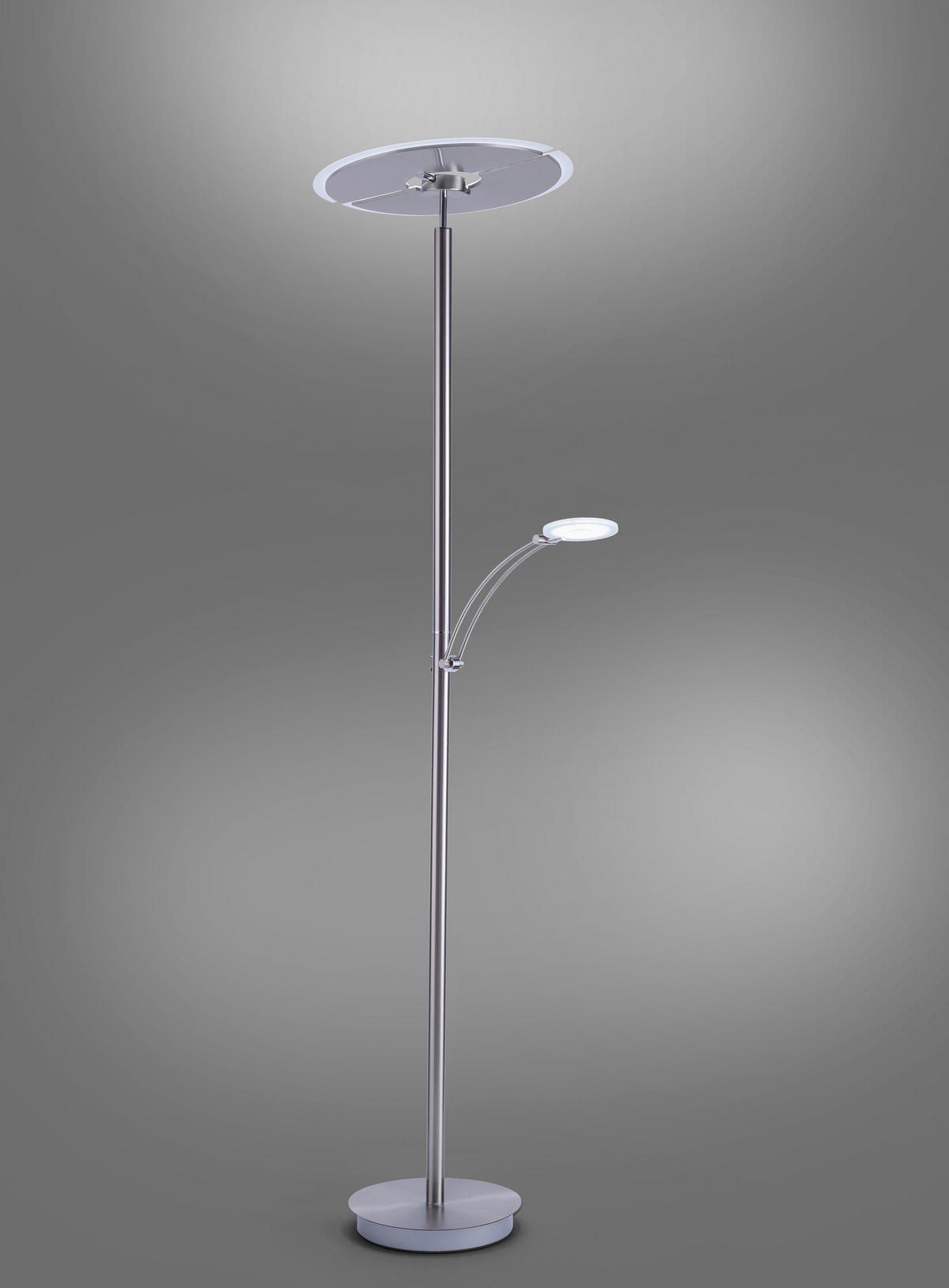 LED-DECKENFLUTER 68/45,5/200,3 cm    - Silberfarben, Basics, Metall (68/45,5/200,3cm) - Paul Neuhaus
