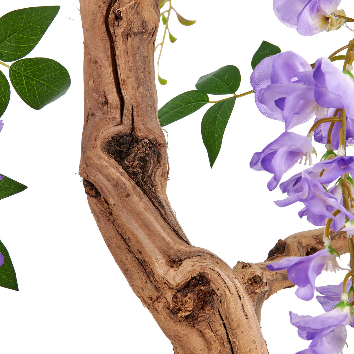 KUNSTBLUME - Lila/Schwarz, Basics, Holz/Kunststoff (160cm)