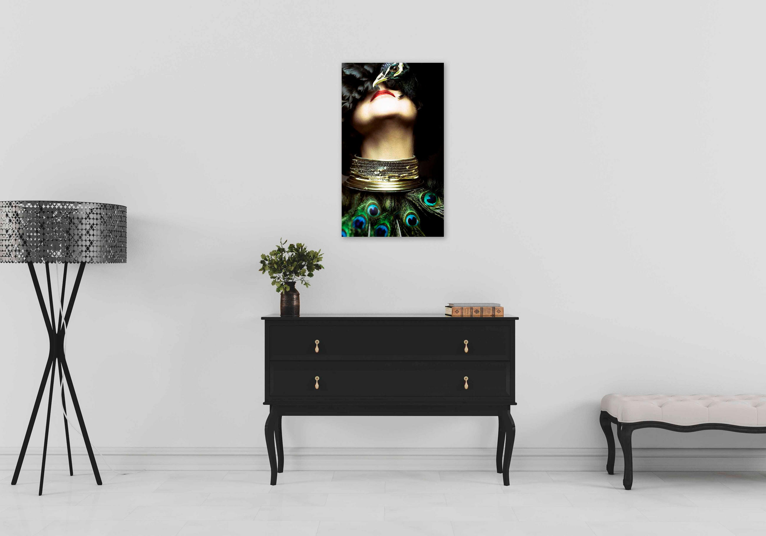 BILD 70/118/10 cm  - Schwarz, Basics, Holz/Kunststoff (70/118/10cm)