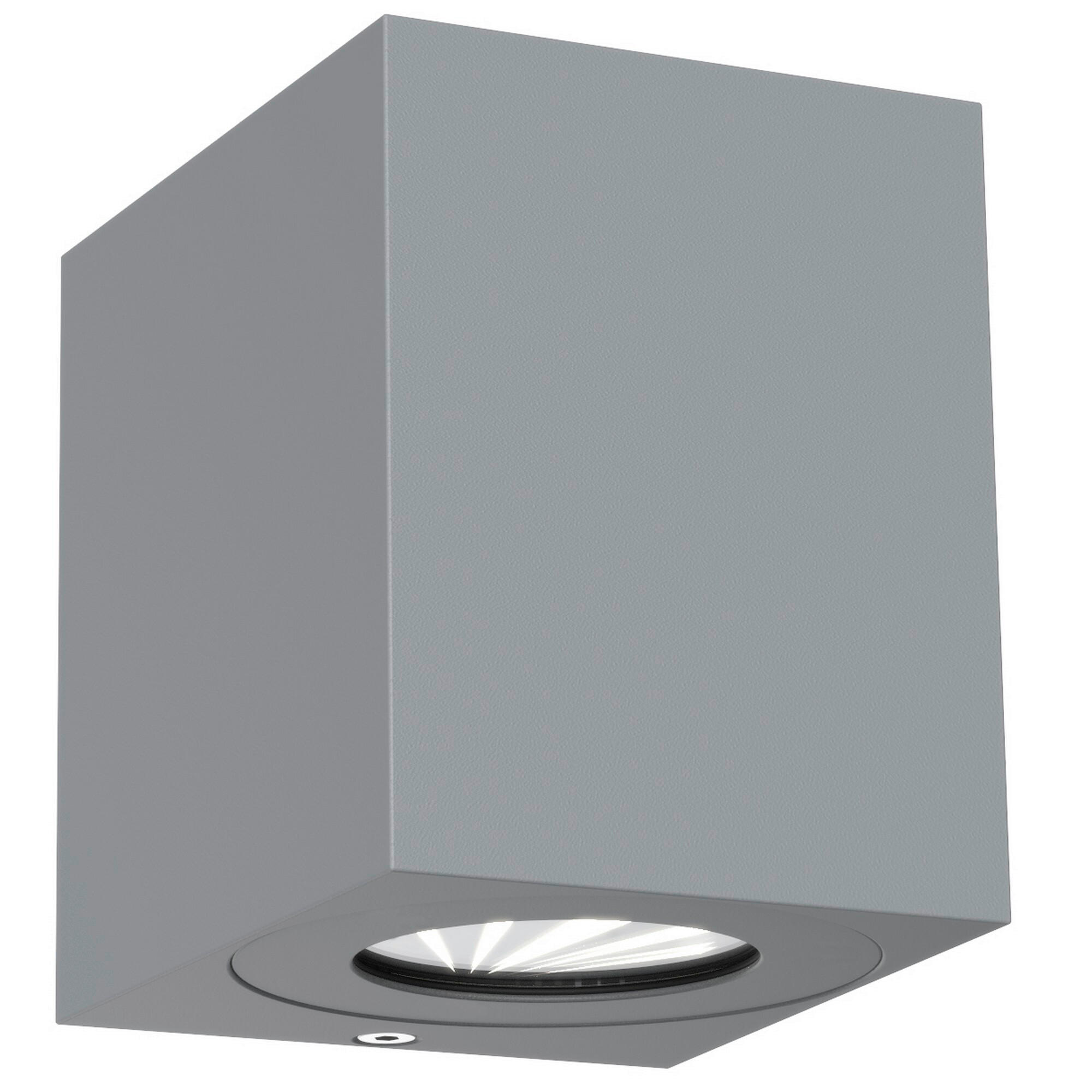 AUßENWANDLEUCHTE 8,7/10,6/10 cm   - Grau, Basics, Metall (8,7/10,6/10cm) - Nordlux