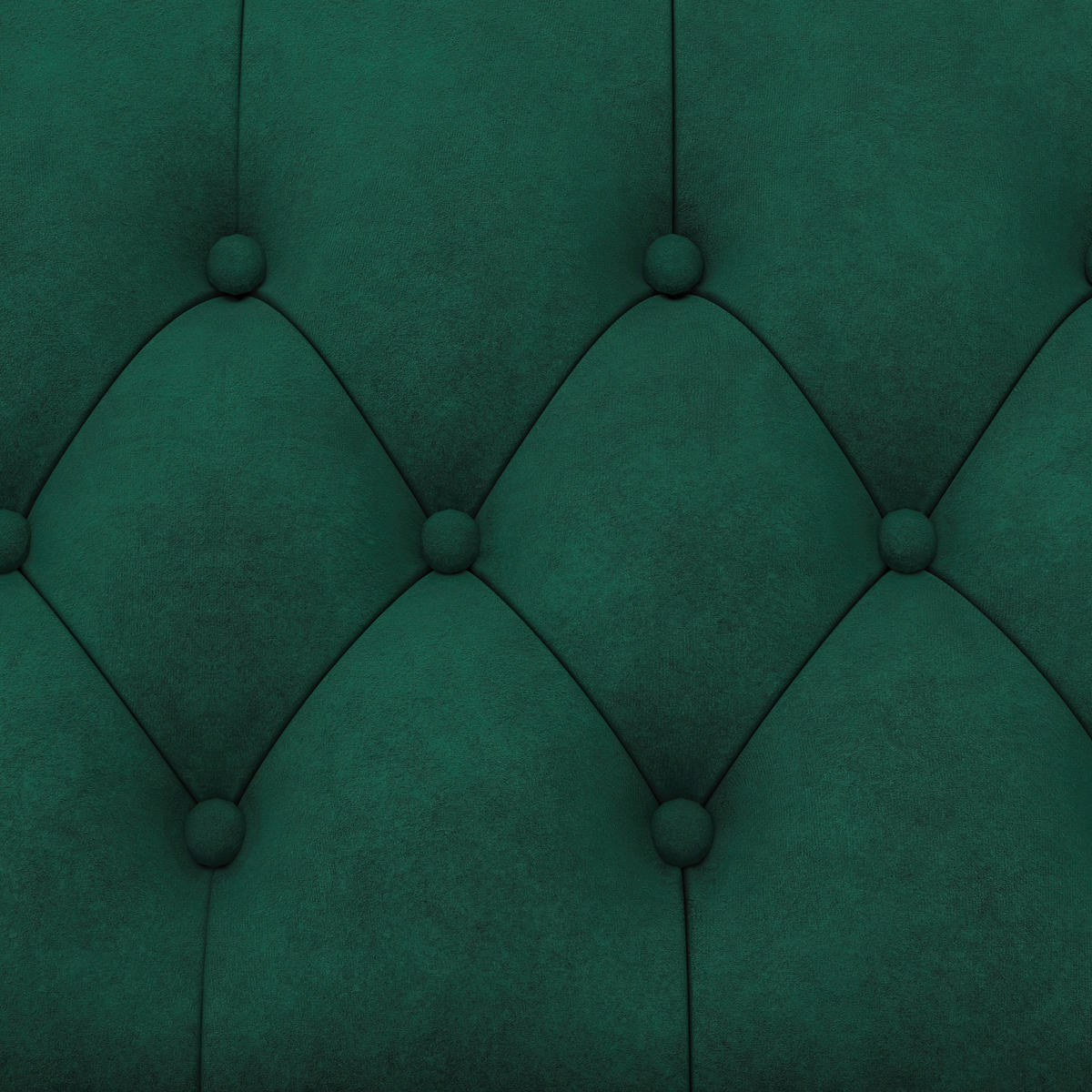 ECKSOFA FIRENZE in Velours Dunkelgrün  - Dunkelgrün/Schwarz, Basics, Holz/Textil (241/154cm) - Livetastic
