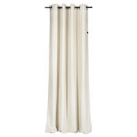 ZÁVĚS S OČKY, neprůsvitné, 130/250 cm - krémová/béžová, Basics, textil (130/250cm) - Schöner Wohnen