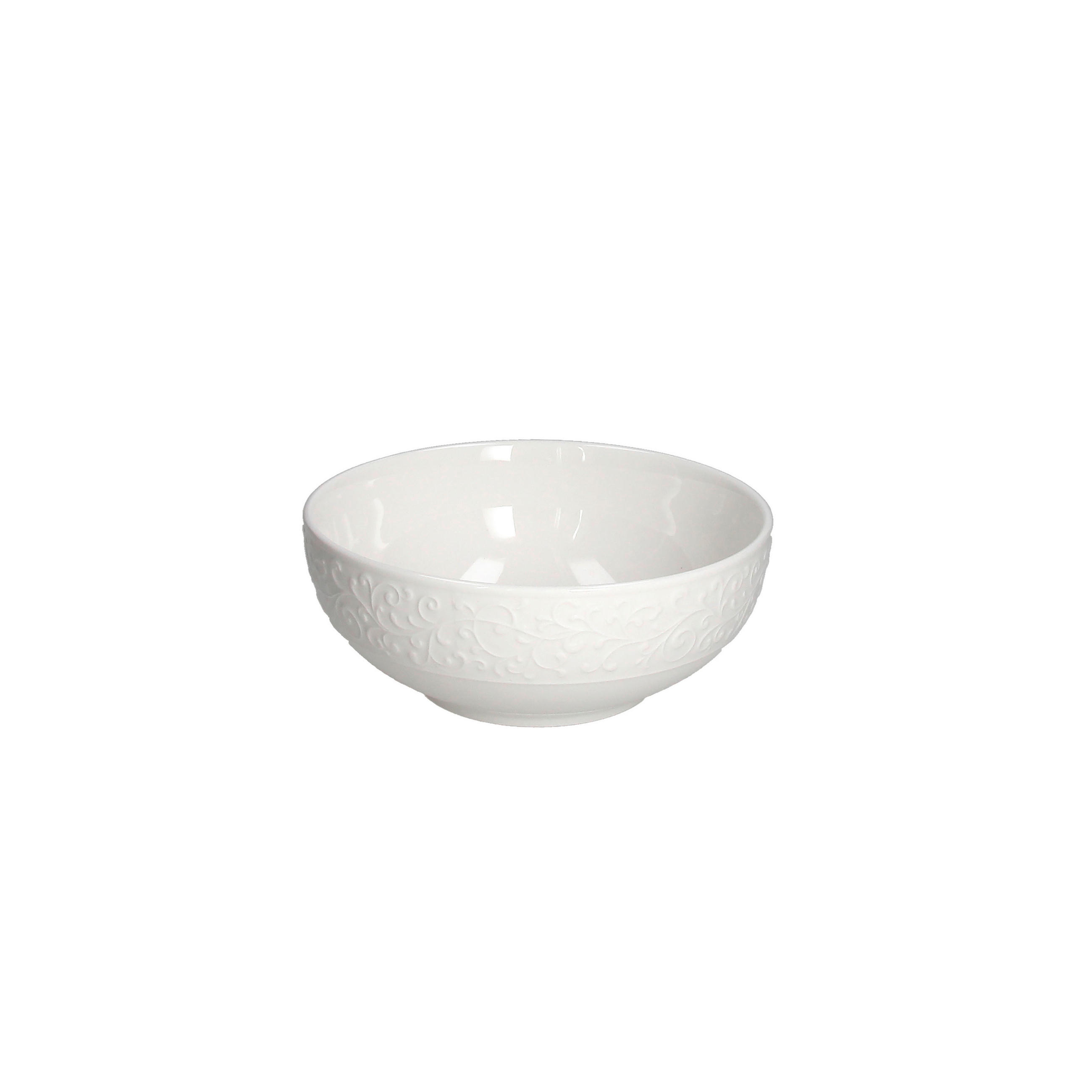 ZDJELA 16/6.5 cm Jasmin Bianco - bijela, Basics, keramika (16/6.5cm) - Tognana
