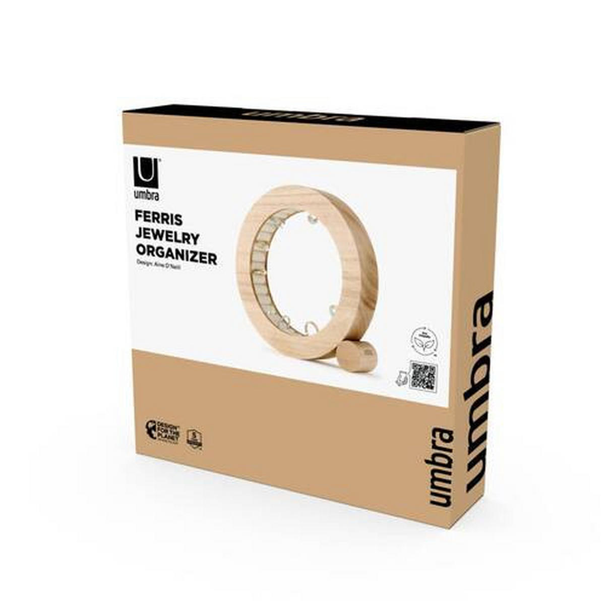 ŠKRINJA ZA NAKIT   19,1/19,1/5,1 cm    - srčevina bukve, Konvencionalno, drvo (19,1/19,1/5,1cm) - Umbra