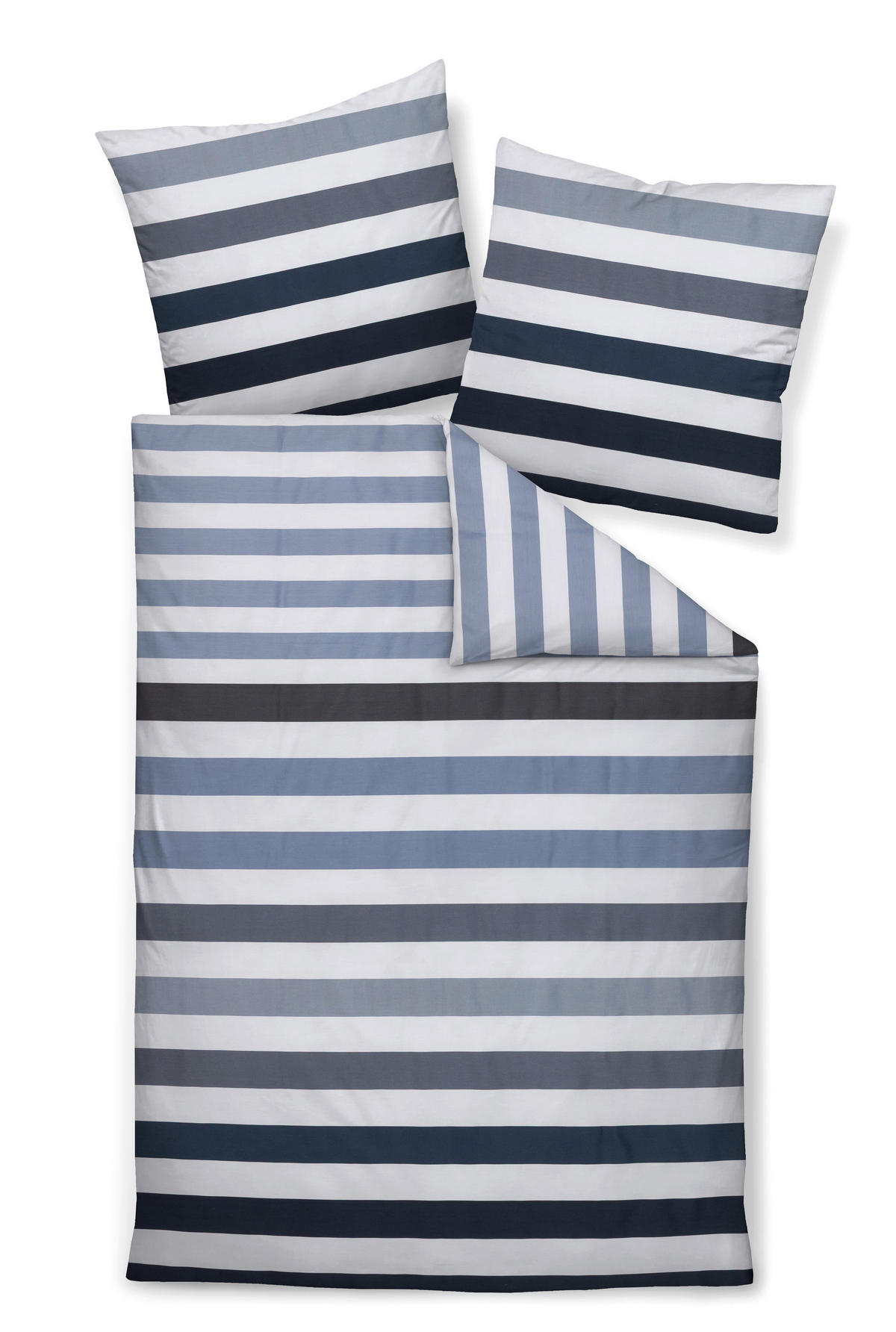 POSTELJNINA 135/200 cm mako saten srebrne barve  - srebrne barve, Konvencionalno, tekstil (135/200cm) - Janine