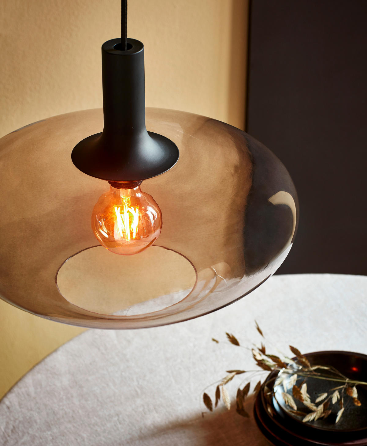 HÄNGELEUCHTE 35/330 cm   - Schwarz, Basics, Glas/Metall (35/330cm) - Nordlux