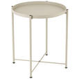 BEISTELLTISCH in Metall 47,5/47,5/53 cm  - Kaschmir, Basics, Metall (47,5/47,5/53cm) - Carryhome